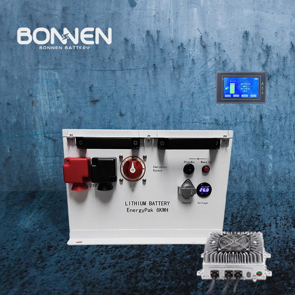 Động cơ ngoài tàu điện 24V pin lithium thuyền với vỏ pin AL và pin LiFePo4