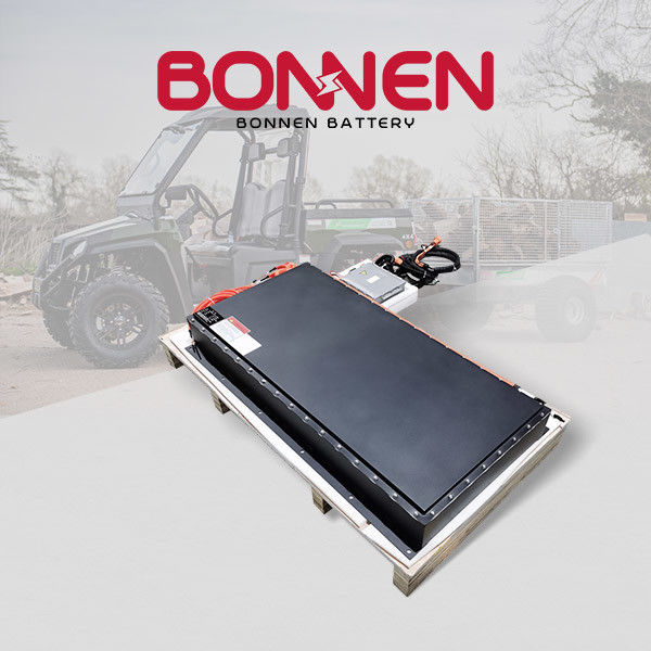 Bộ pin LiFePO4 96V 200Ah cho xe điện và dự án chuyển đổi với màn hình LCD từ xa