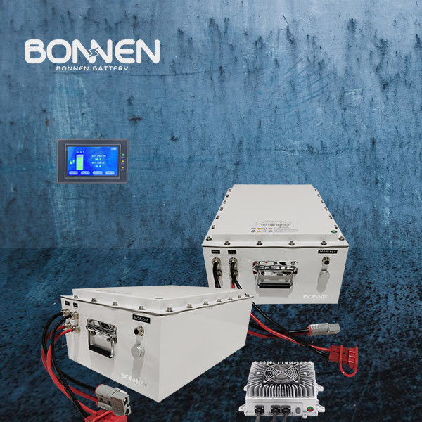 Pin lithium 96V 50Ah cho thuyền 5KWH Tổng năng lượng và giám sát LCD từ xa bao gồm