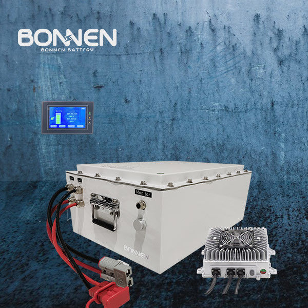 Pin lithium 96V 50Ah cho thuyền 5KWH Tổng năng lượng và giám sát LCD từ xa bao gồm